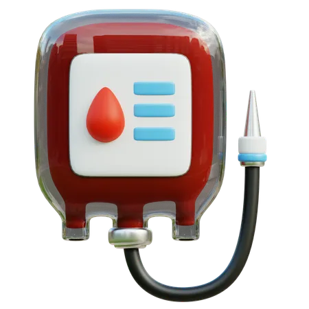 Life Saving Blood Donation Symbol In Medical And Healthcare Settings 3D Icon