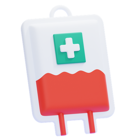 Blood Bag  3D Icon