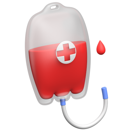 Blood Bag  3D Icon