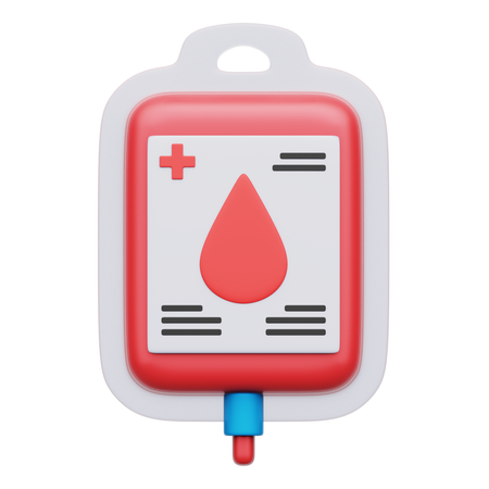 Blood bag  3D Icon