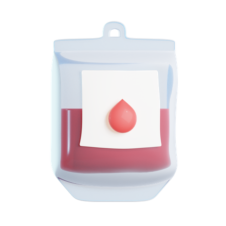 Blood Bag  3D Icon