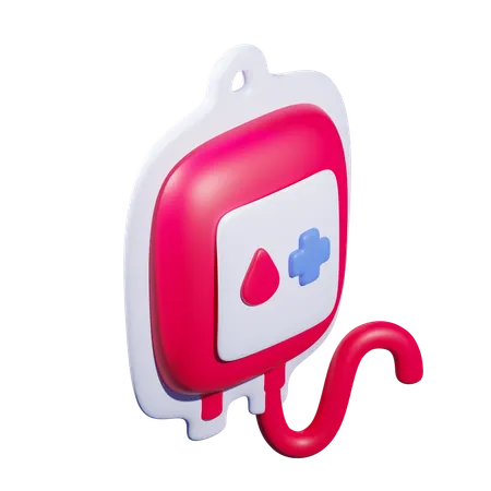 Blood Bag  3D Icon