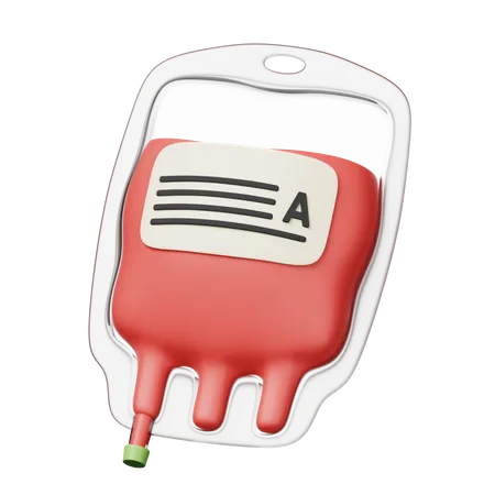 Blood Bag  3D Icon