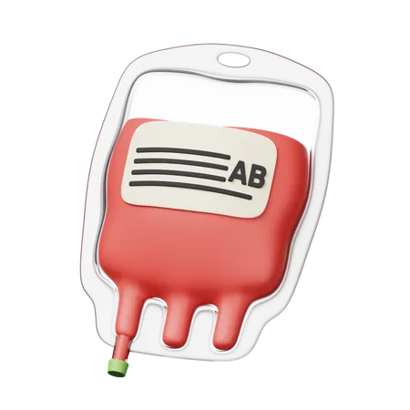 Blood Bag  3D Icon