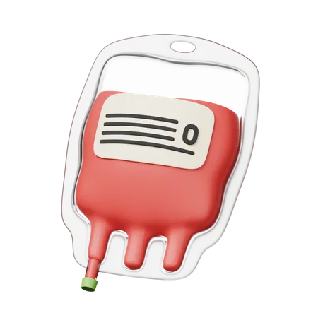 Blood Bag  3D Icon