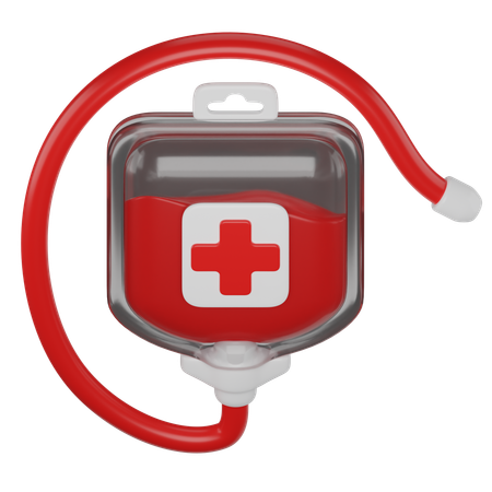 Blood Bag  3D Icon