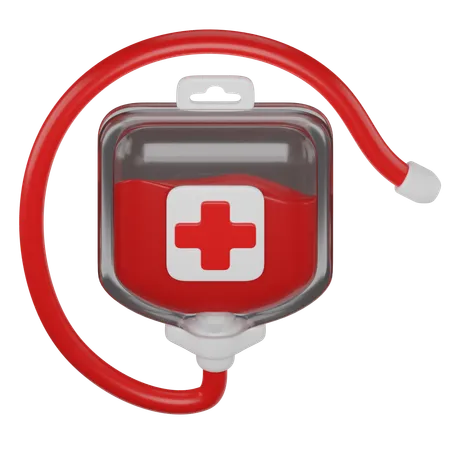 Blood Bag  3D Icon