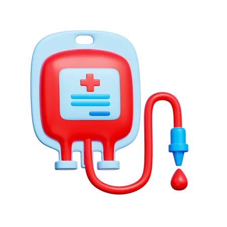 Blood Bag  3D Icon