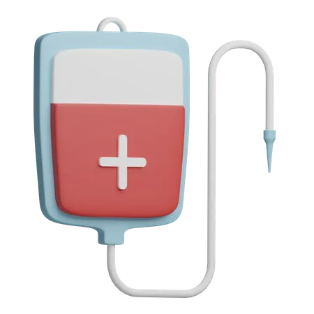 Blood Bag  3D Icon