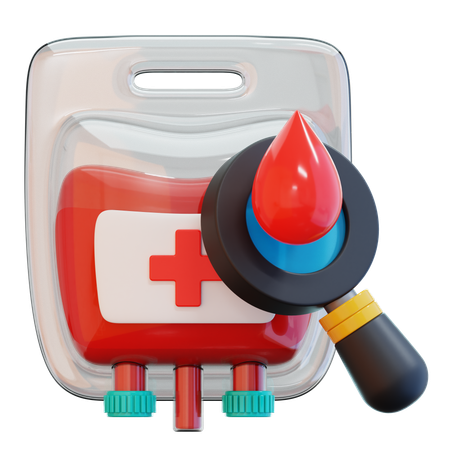 Blood Bag  3D Icon