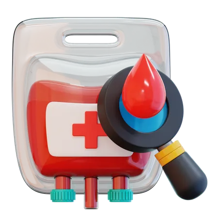 Blood Bag  3D Icon