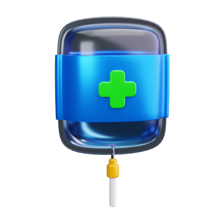 Blood Bag  3D Icon