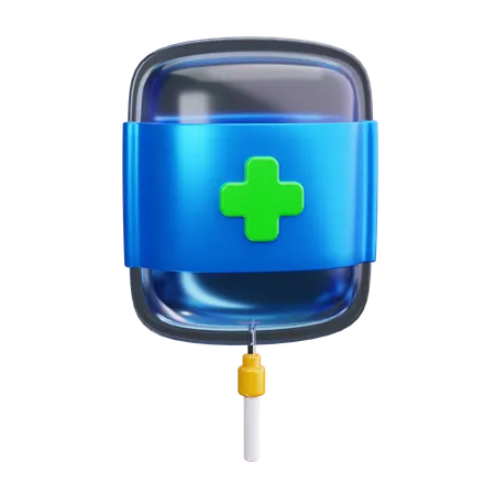 Blood Bag  3D Icon