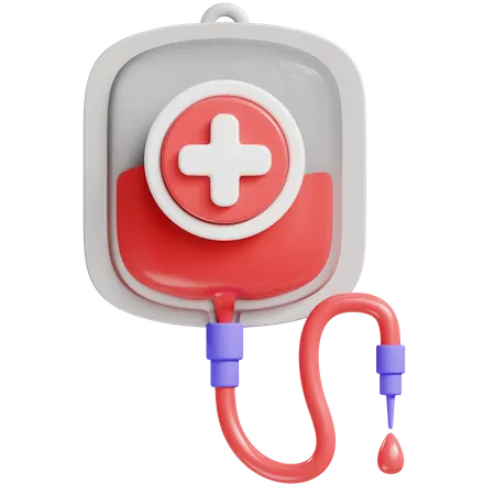 Blood bag  3D Icon