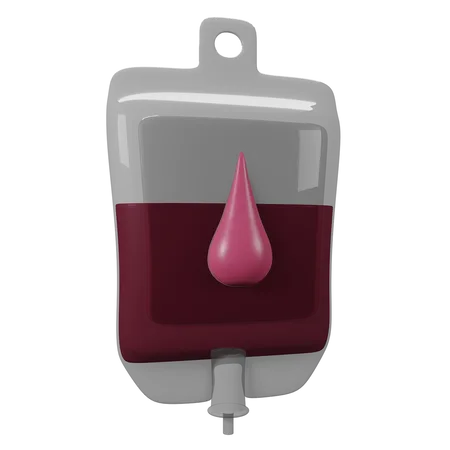 Blood Bag  3D Icon