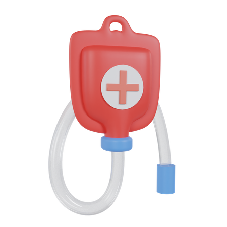 Blood Bag  3D Icon