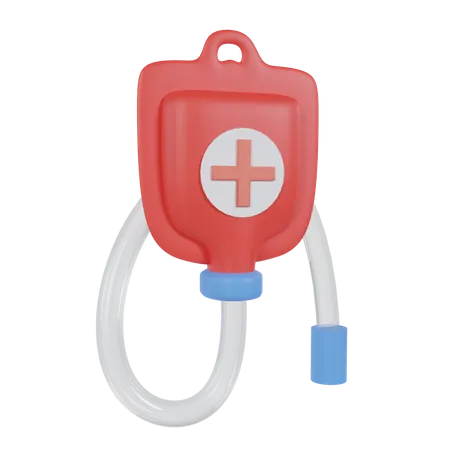 Blood Bag  3D Icon