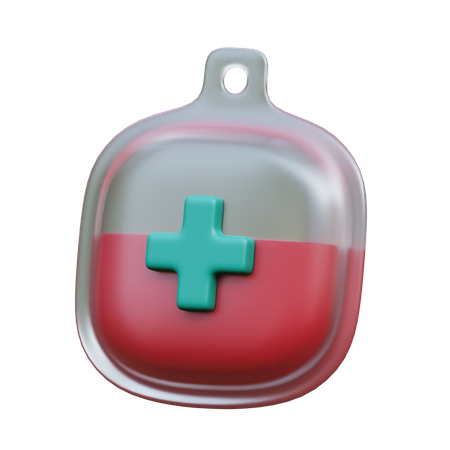 Blood Bag  3D Icon