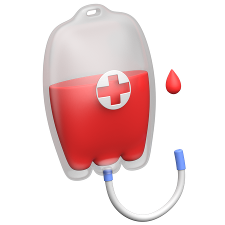 Blood Bag  3D Icon