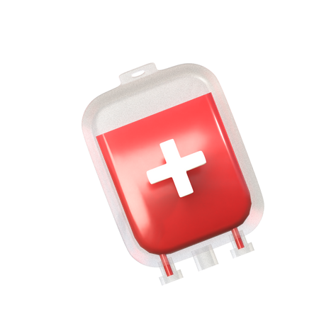 Blood Bag  3D Icon