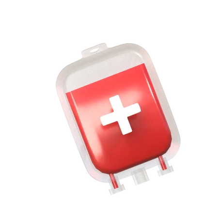 Blood Bag  3D Icon