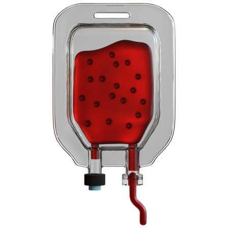 Blood Bag  3D Icon