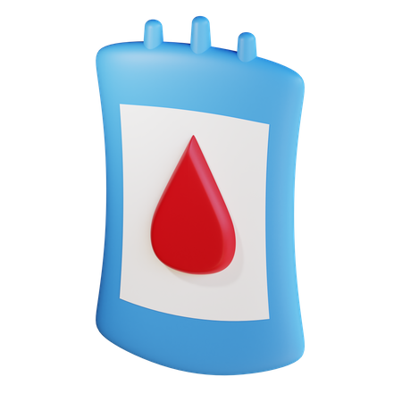 Blood Bag  3D Icon