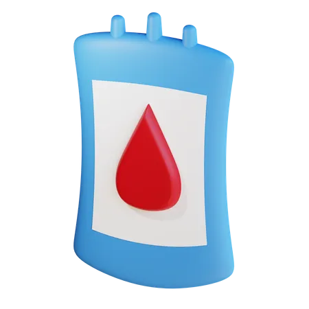 Blood Bag  3D Icon