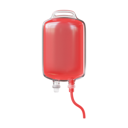 Blood Bag  3D Icon