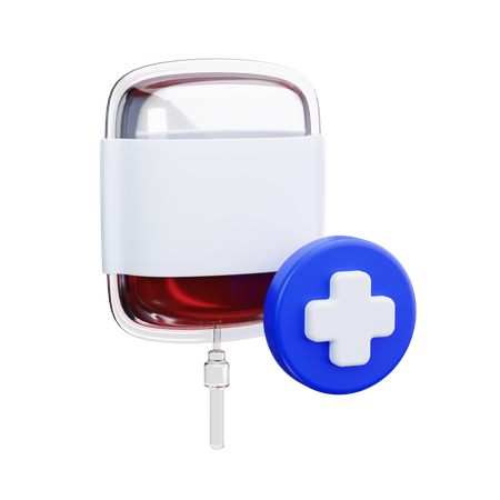 Blood Bag  3D Icon