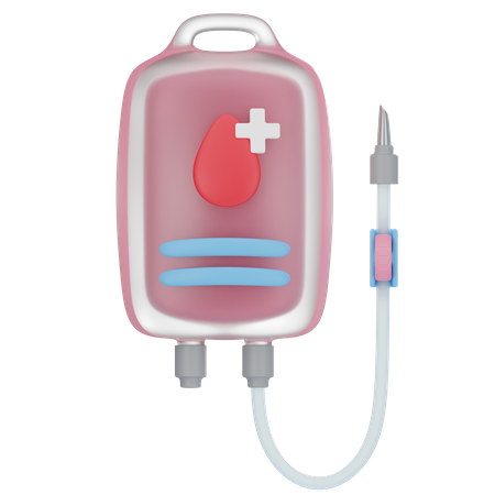 Blood Bag  3D Icon