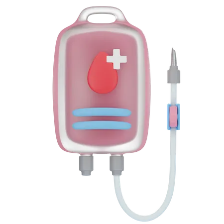 Blood Bag  3D Icon