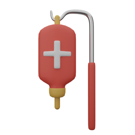 Blood Bag  3D Icon