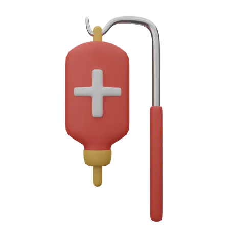 Blood Bag  3D Icon