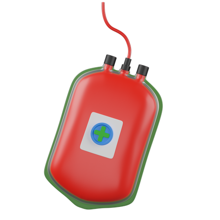 Blood Bag  3D Icon