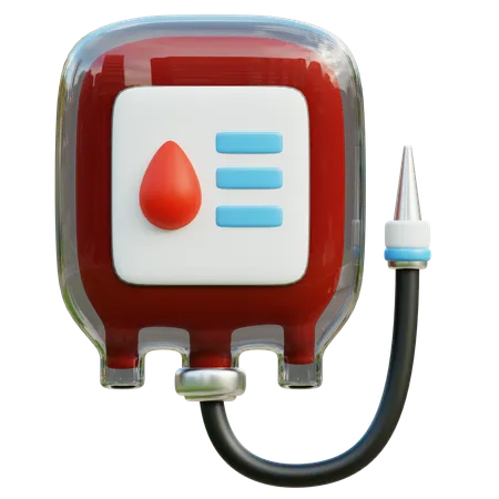 Blood Bag  3D Icon