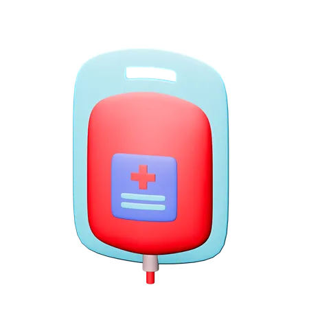 Blood Bag  3D Icon