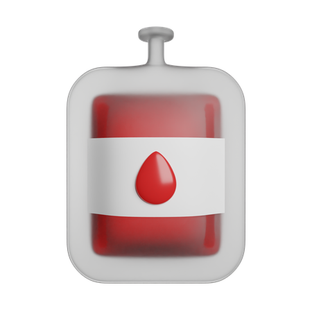 Blood Bag  3D Icon