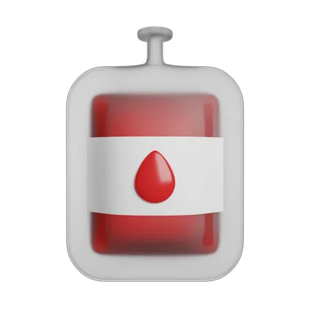 Blood Bag  3D Icon