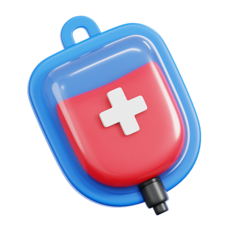 Blood Bag  3D Icon