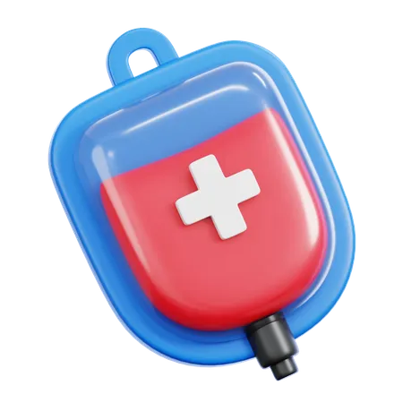 Blood Bag  3D Icon