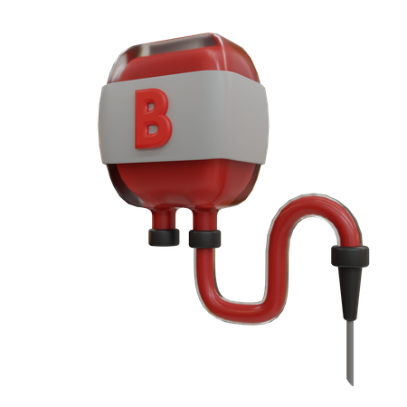 Blood Bag  3D Icon