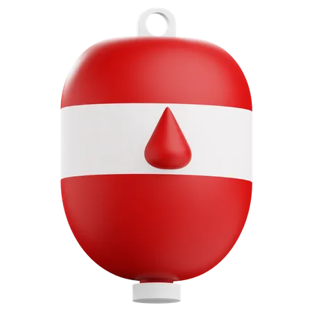 Blood Bag  3D Icon