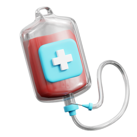 Blood Bag  3D Icon