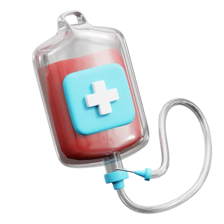 Blood Bag  3D Icon