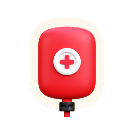 Blood Bag  3D Icon