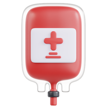 Blood Bag  3D Icon