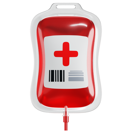 Blood Bag  3D Icon