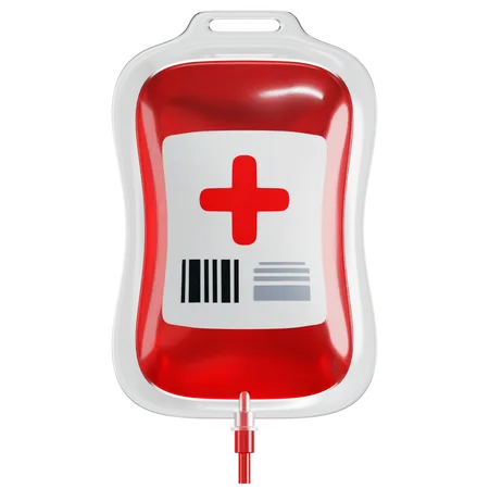 Blood Bag  3D Icon