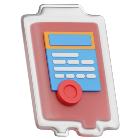 Blood Bag  3D Icon